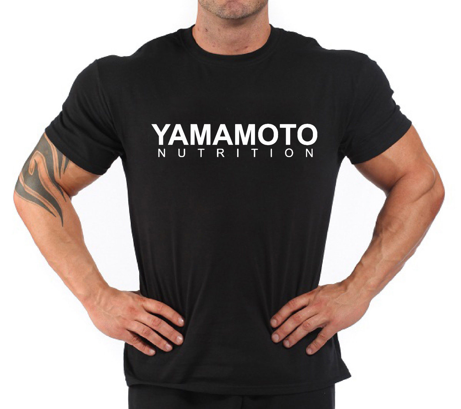 Nutrition Of Fitness - ボディビルディング フィットネス ジム Tシャツ「山本栄養」