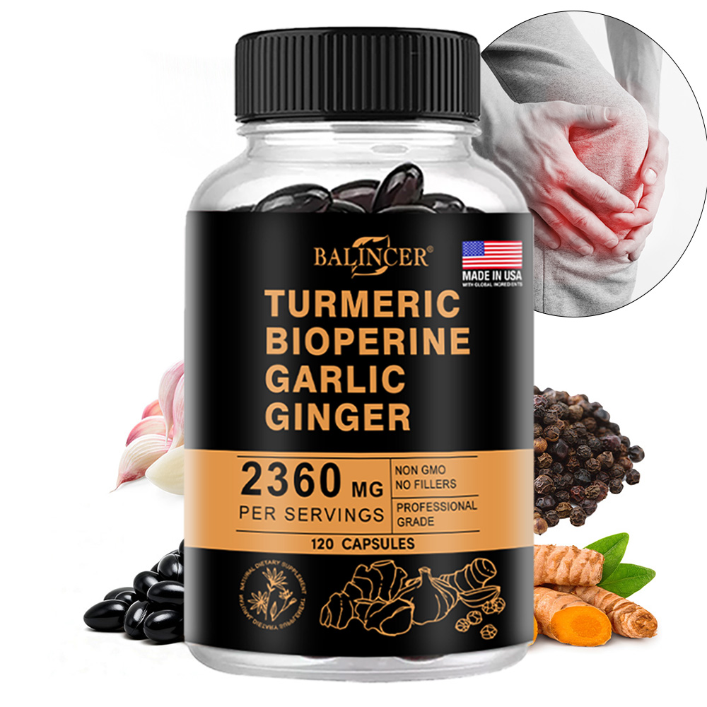 ターメリックジンジャーカプセル 2360mg クルクミン95 - Turmeric Curcumin Capsule のレビューと価格