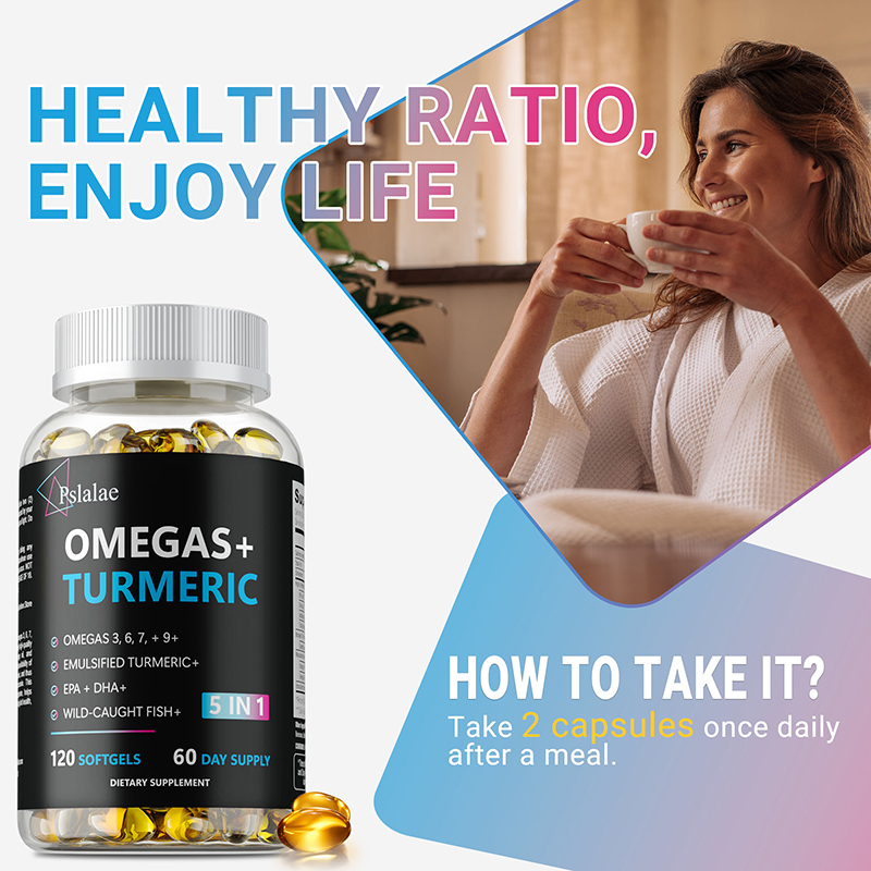 オメガス+ターメリックカプセル - 細胞エネルギーを高め、心 - Turmeric Curcumin Capsule のレビューと価格