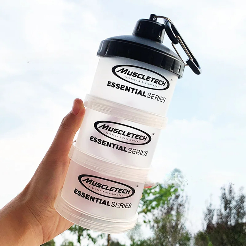 ポータブルプロテインパウダーボックス漏斗パウダーボックスフィ - Nutrition And Fitness のレビューと価格