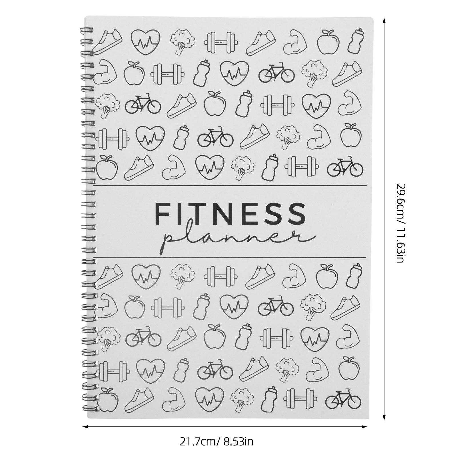 フィットネスプランナージャーナル 11.7x8.5。ジムでの - Nutrition Of Fitness のレビューと価格