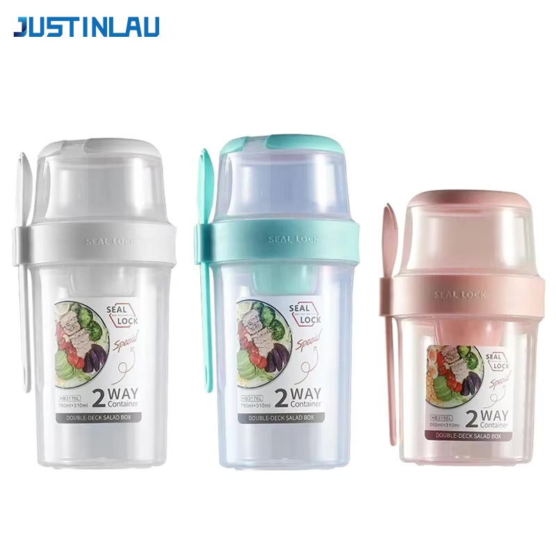 JUSTINLAU ポータブルフィットネス減量サラダカップ朝 - Nutrition And Fitness のレビューと価格