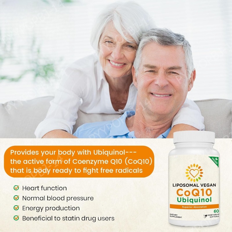CoQ10ユビキノールサプリメント、60粒ベジタリアンソフト - Coq10 Ubiquinol Softgel のレビューと価格